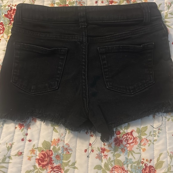 Cat and Jack Black Jean Shorts Girls Size Medium - Picture 5 of 5